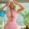 European & American Style 2024 Summer Women's New Sexy See-through Knit High Waist Slim Jumpsuit Sleeveless - Image 4